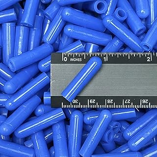 High Temp Masking Supply Silicone Rubber Caps for Parts Up to .187" (3/16 Inch) - Powder Coating, Painting, Automotive, Crafts, DIY - Non-Toxic, Flexible, Reusable SC172 (50 Pack)