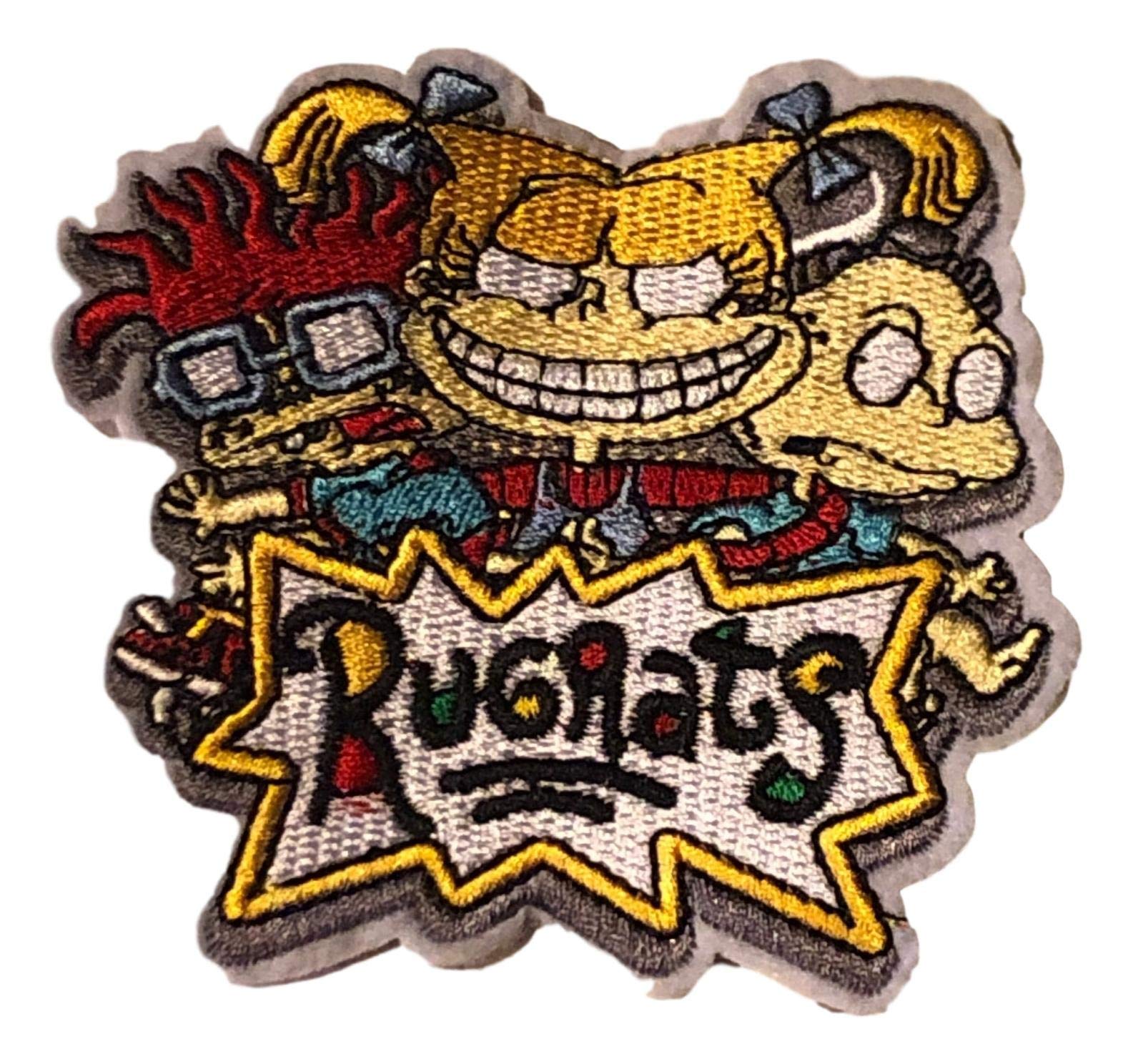 Rugrats Cartoon Group Cast Embroidered 4" Tall Iron on Patch