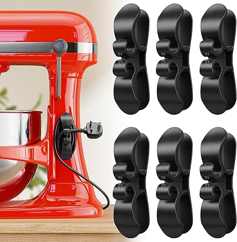 Miniatura 8 de Organizador de cables mejorado para electrodomésticos, organizador de cables de electrodomésticos de cocina, envoltorios de cables para