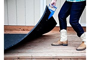 Gym Flooring Rubber Tile - 4 ft x 6 ft Single