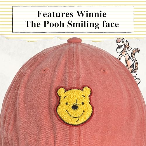 Miniatura 9 de Concept One Disneys Winnie The Pooh Embroidered Cotton Adjustable Dad Hat Azul claro, Oliva/pétalos de pincel.