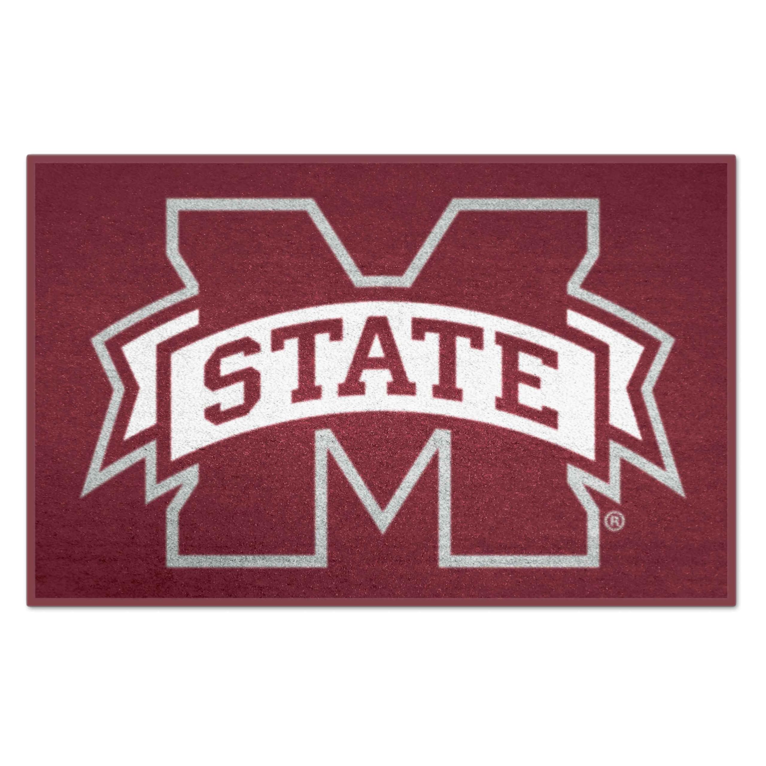Alfombra Mississippi State University para cuarto de juegos y salón