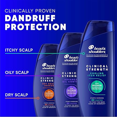 Miniatura 8 de Head  Shoulders - Champú y acondicionador Clinical Strength Dry Scalp Rescue champú y acondicionador anticaspa y para el cuero cabelludo reseco con