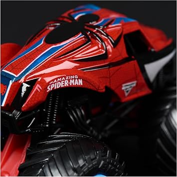 Monster Jam, Marvel's Official Venom vs Amazing Spider-Man Diecast Monster Truck, 1:64 Scale Kids Toy for Boys and Girls Ages 3+