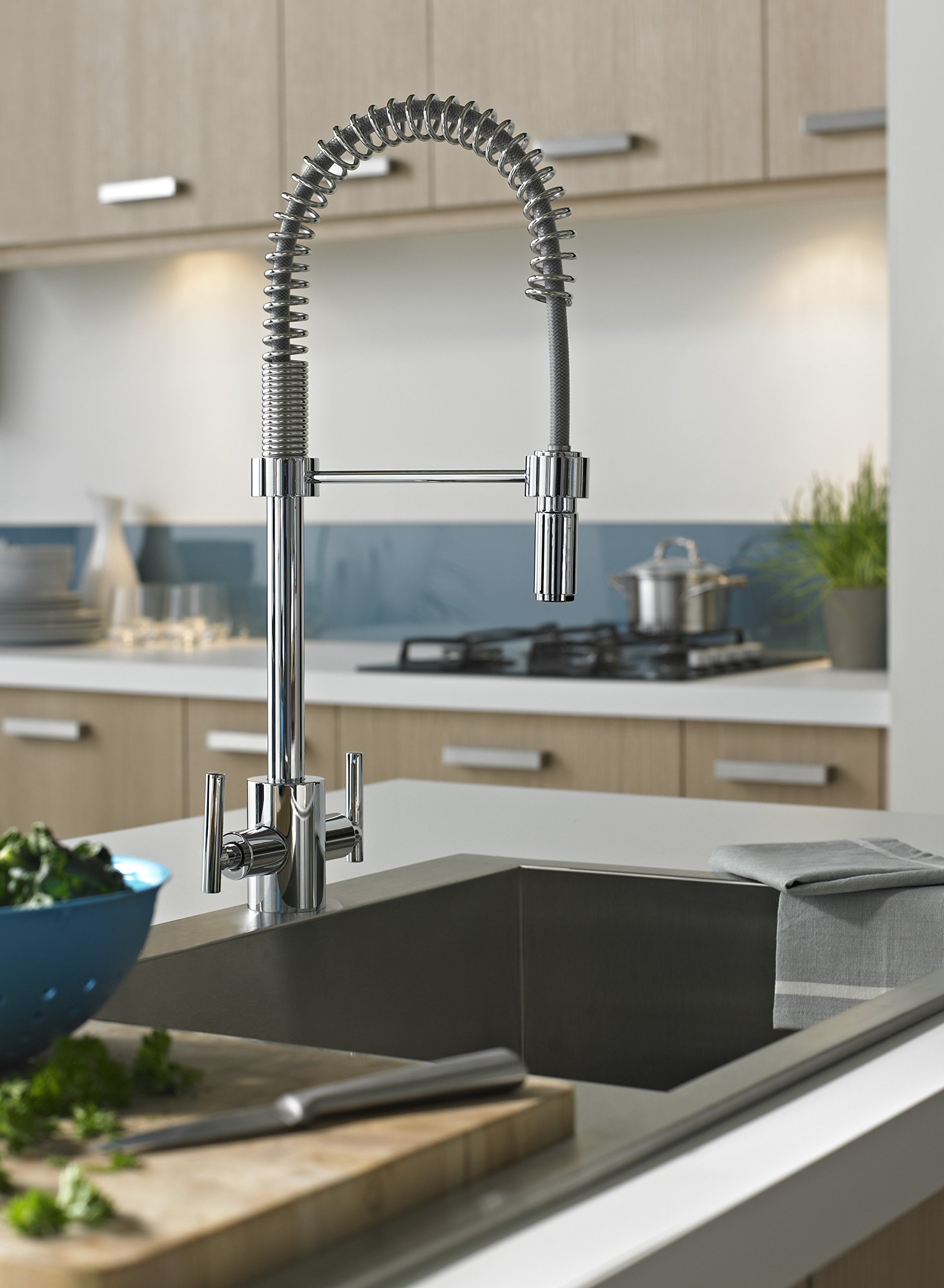 Bristan AR SNKPRO C - Artesano Profesional Mezclador Del Fregadero Con Ducha Extraíble