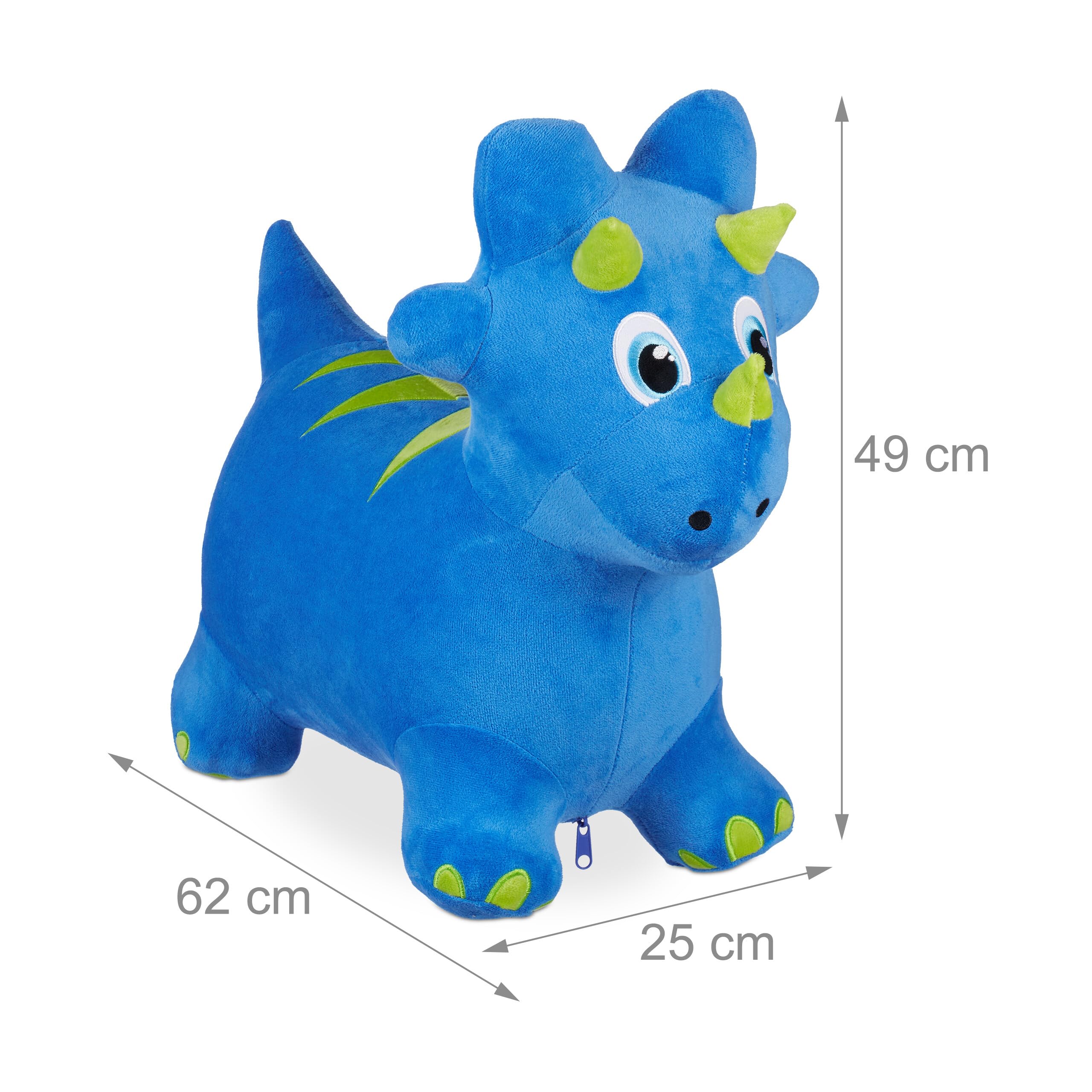 Relaxdays Skippydier Lama - Bruin - Skippybeest - Springdier Alpaca Tot 50 Kg Met Pomp