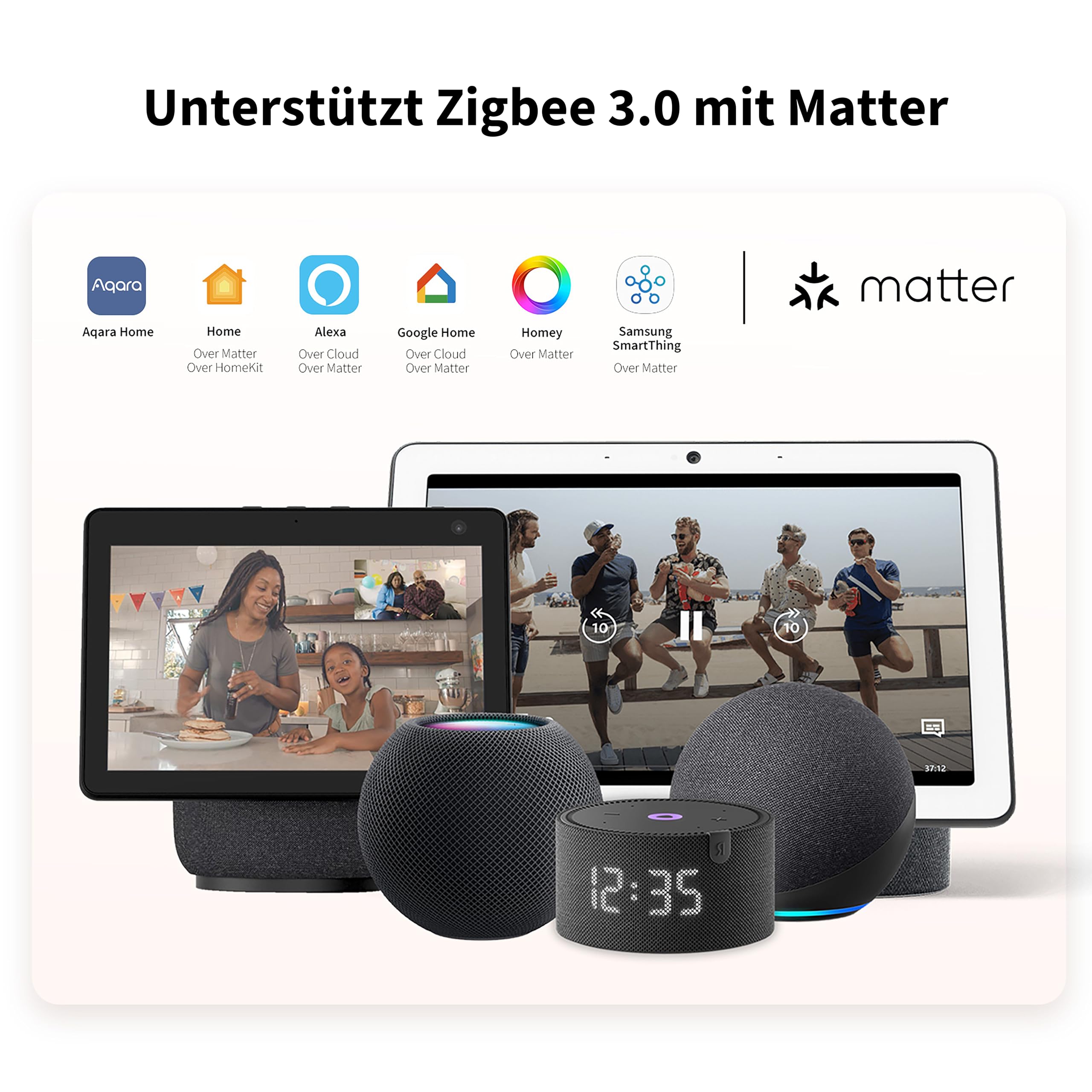 Aqara Wandsteckdose H2 EU, Energieüberwachung und Stromschutz