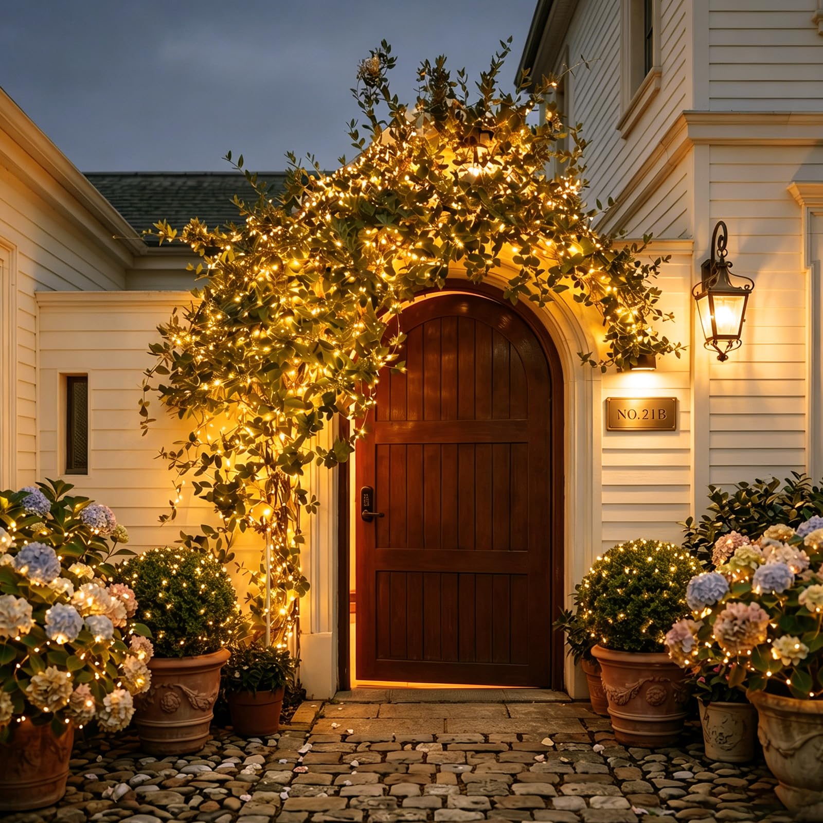 litogo [4 Pacchi] Catena Luminosa Esterno Solare, 12m 120 LED Luci Solari Esterno 8 Modalità Impermeabili Filo di Rame Luci Lucine per Giardino, Natale, Patio, Cancello, Matrimonio, Festa