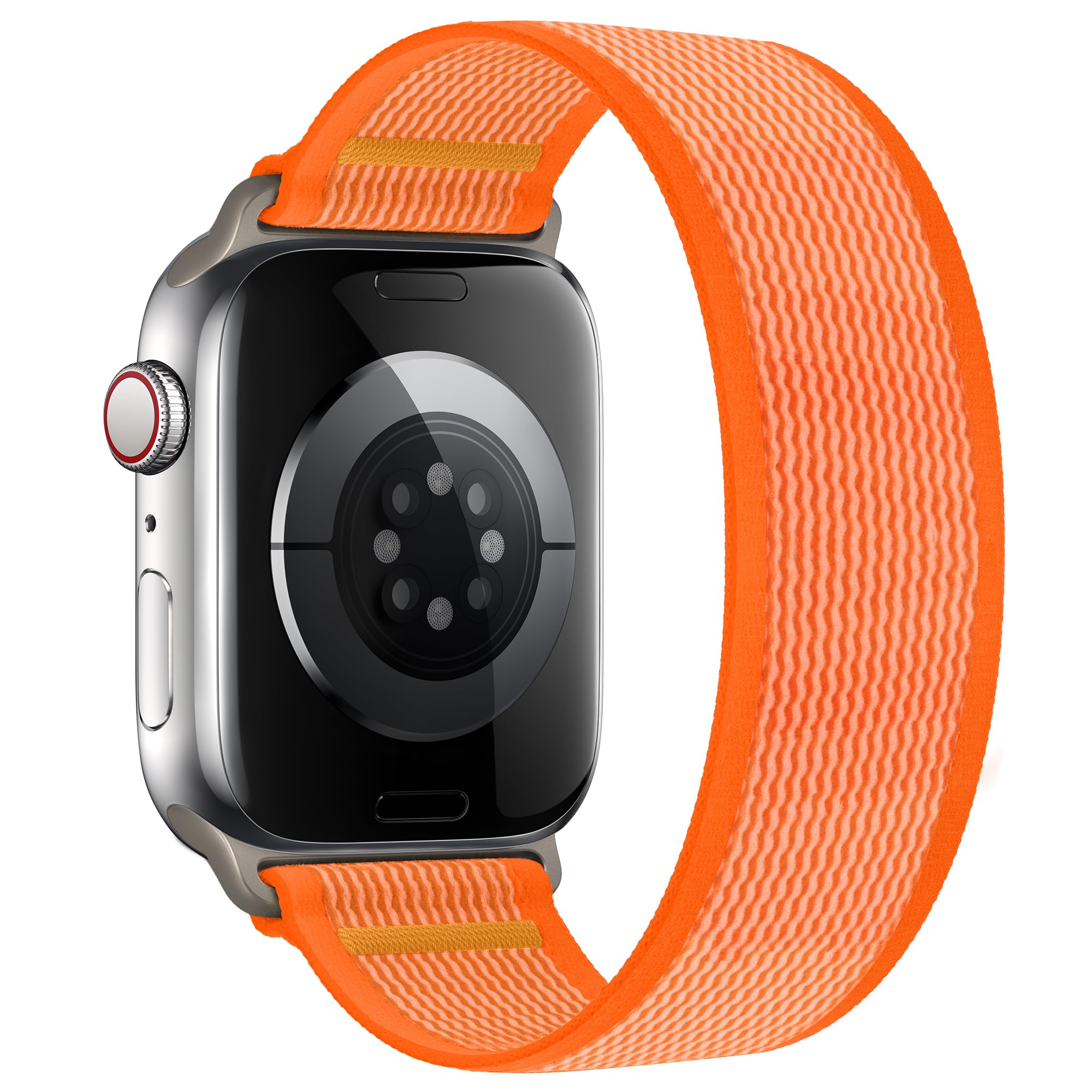 BMBEAR Stretchy Solo Loop Bands Compatible with Apple Watch 38mm 40mm 41mm Braided Elastic Weave Nylon Wristbands Women Men Straps for iWatch Series 7/6/5/4/3/2/1/SE Dark Black — view 31