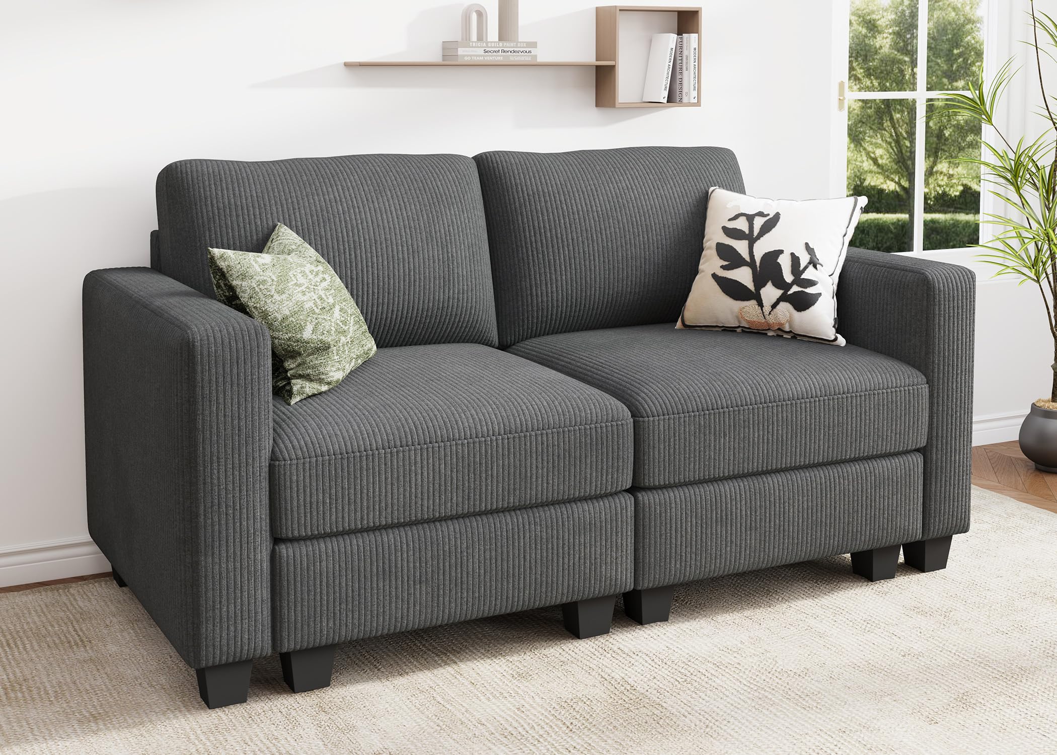 HONBAY Modular Loveseat Sofa