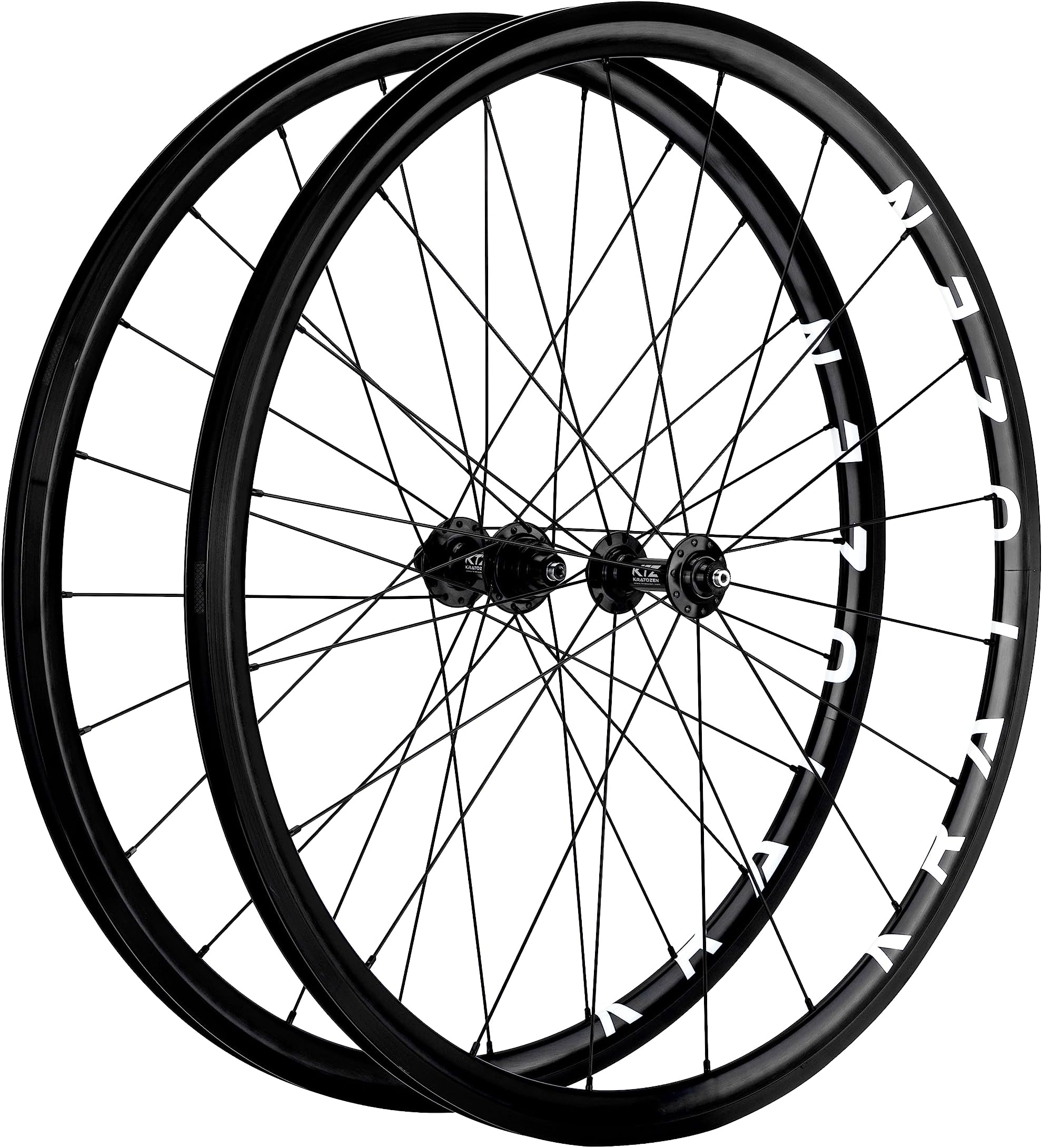 BlazeOne Black Aluminium Fixed Gear Single Speed Track Wheelset 700c
