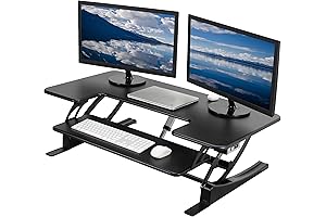 vivo 42 inch Height Adjustable Stand Up Desk Converter, VE Series