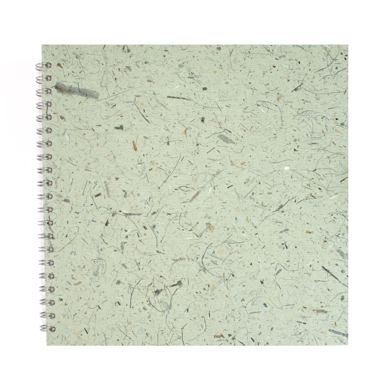 Pink Pig 11x11 Square Posh Banana Pig White Paper Sketchbook - Sea Grey