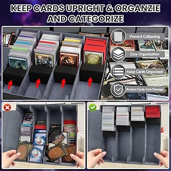 Amazon.com: AOBOPLE Trading Card Storage Box,3200+ Card Box