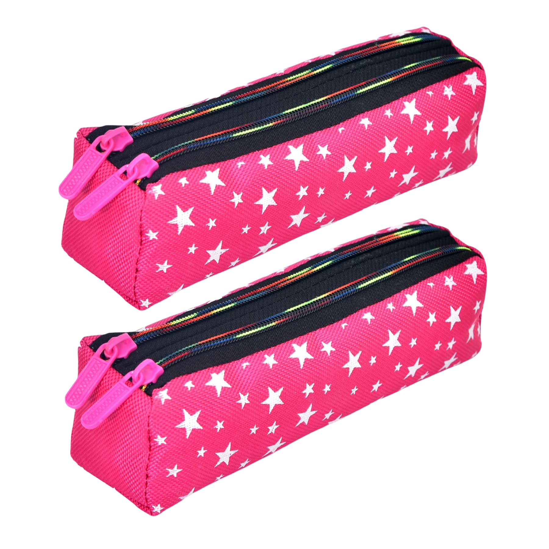 Heart Home Pencil Pouch|Rexine Stationary Pouch|Pencil Utility Pouch|School Pencil Case for Kids|Pen-Pencil Box for Kids|2 Zipper Pencil Organizer|Star Pencil Pouch|Pack of 2|Pink (B0CPFPM2K2) Amazon Price History, Amazon Price Tracker