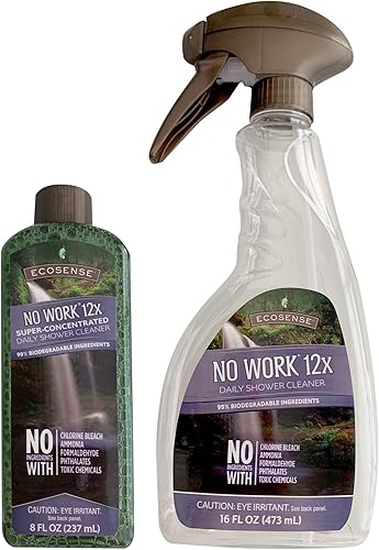 Melaleuca Ecosense - Limpiador diario de ducha sin trabajo, 8 onzas (8 onzas con botella de aerosol) Melaleuca Ecosense - Limpiador diario de ducha sin trabajo, 8 onzas (8 onzas con botella de aerosol)
