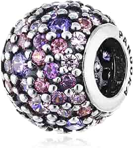 pom様 Retired Pandora Dazzling Floral Charm with Multi-Colored