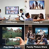 Baishidun Lightning to HDMI Adapter iPhone/iPad Készülékekhez - 1080P Digitális AV Konverter TV/Projektor/Monitor Csatlakoztatásához, iOS Ko 7