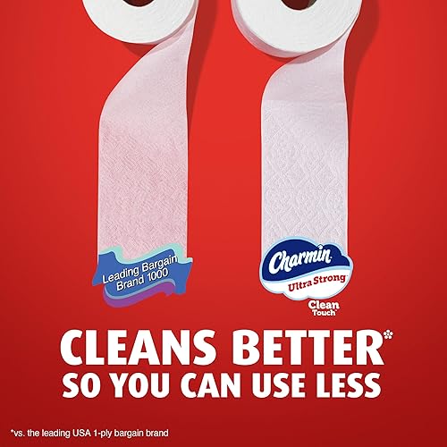 Miniatura 5 de Charmin Papel higiénico ultra fuerte, 12 rollos familiares Mega XL, papel de baño de 2 capas