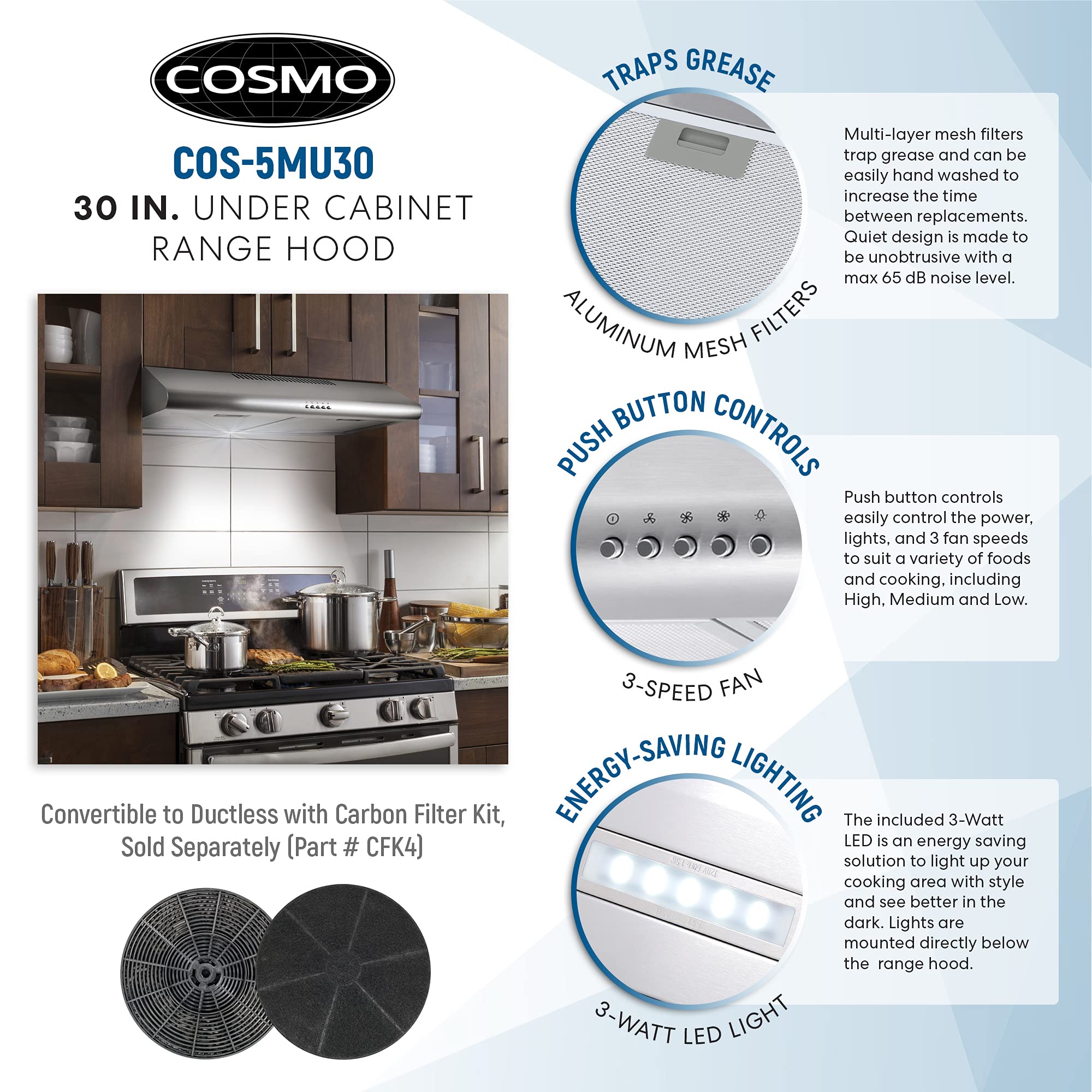 Cosmo 5MU30 30 in. Under Cabi...B074PBLJVY