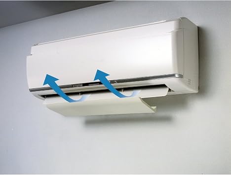 AIR WING Pro, Angle Adjustable Air Conditioner Deflector helps Cooling/Heating Air Circulation, Anti Blast, Wind Baffle and Direction, Anti-Condensation (Ivory)