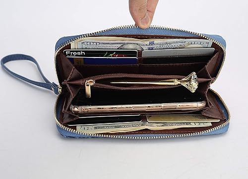 Miniatura 6 de Juego de bolso de hombro y cartera Hobo naranja por MKF Collection