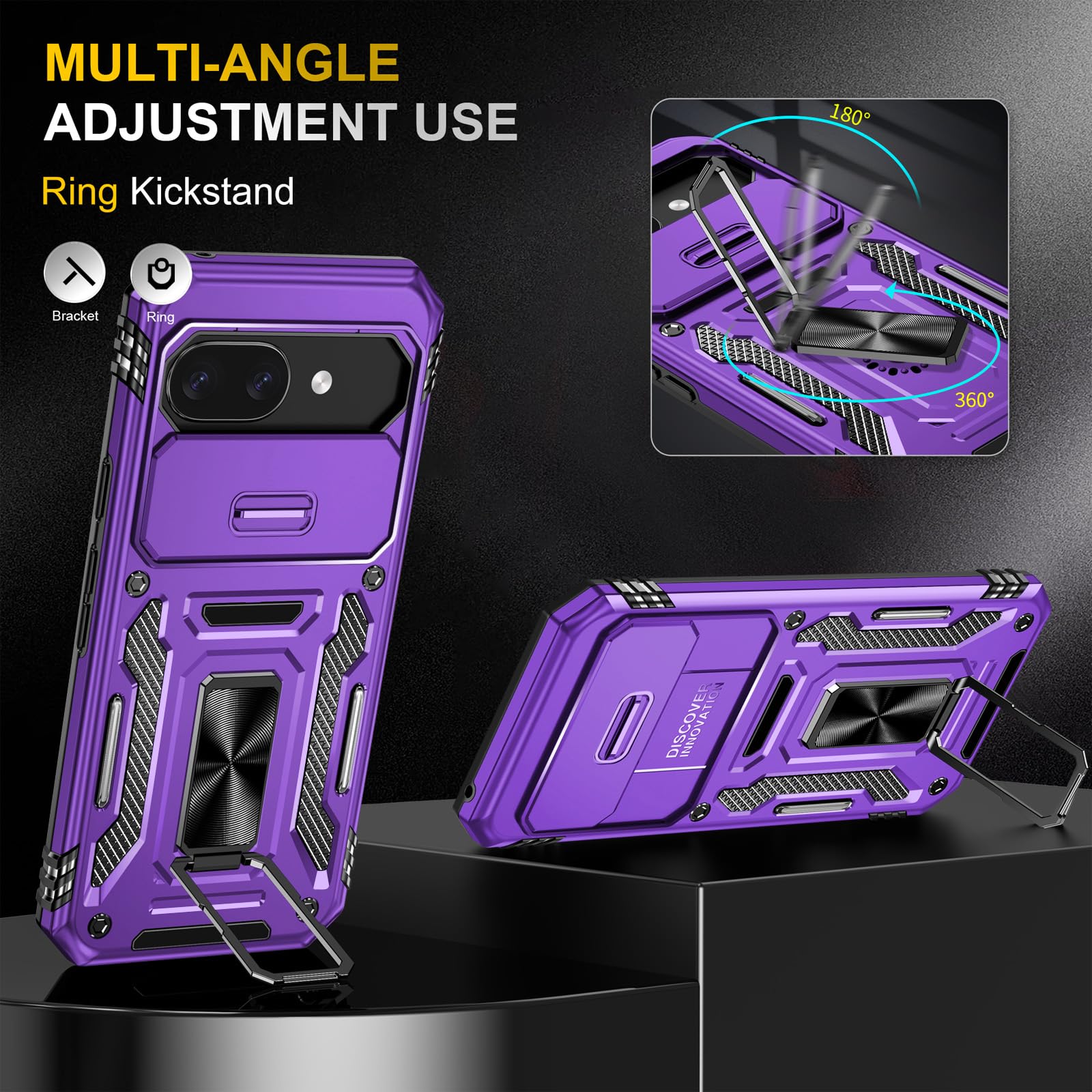 Amazon.com: Aozuoton for Google Pixel 9a Case with Screen