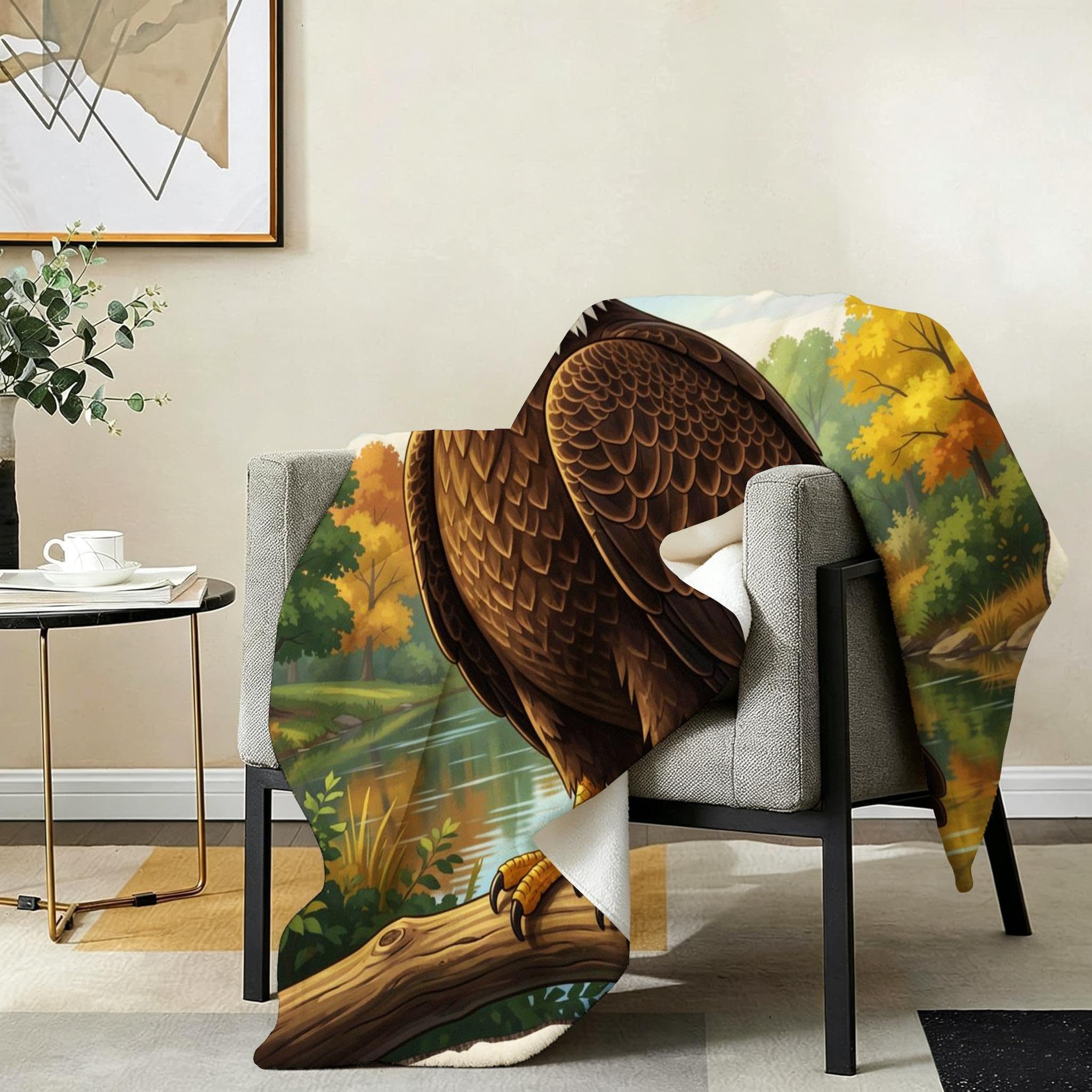 Manta Entretiempo Grande, Águila Marrón, 220x240 cm, AQ9593