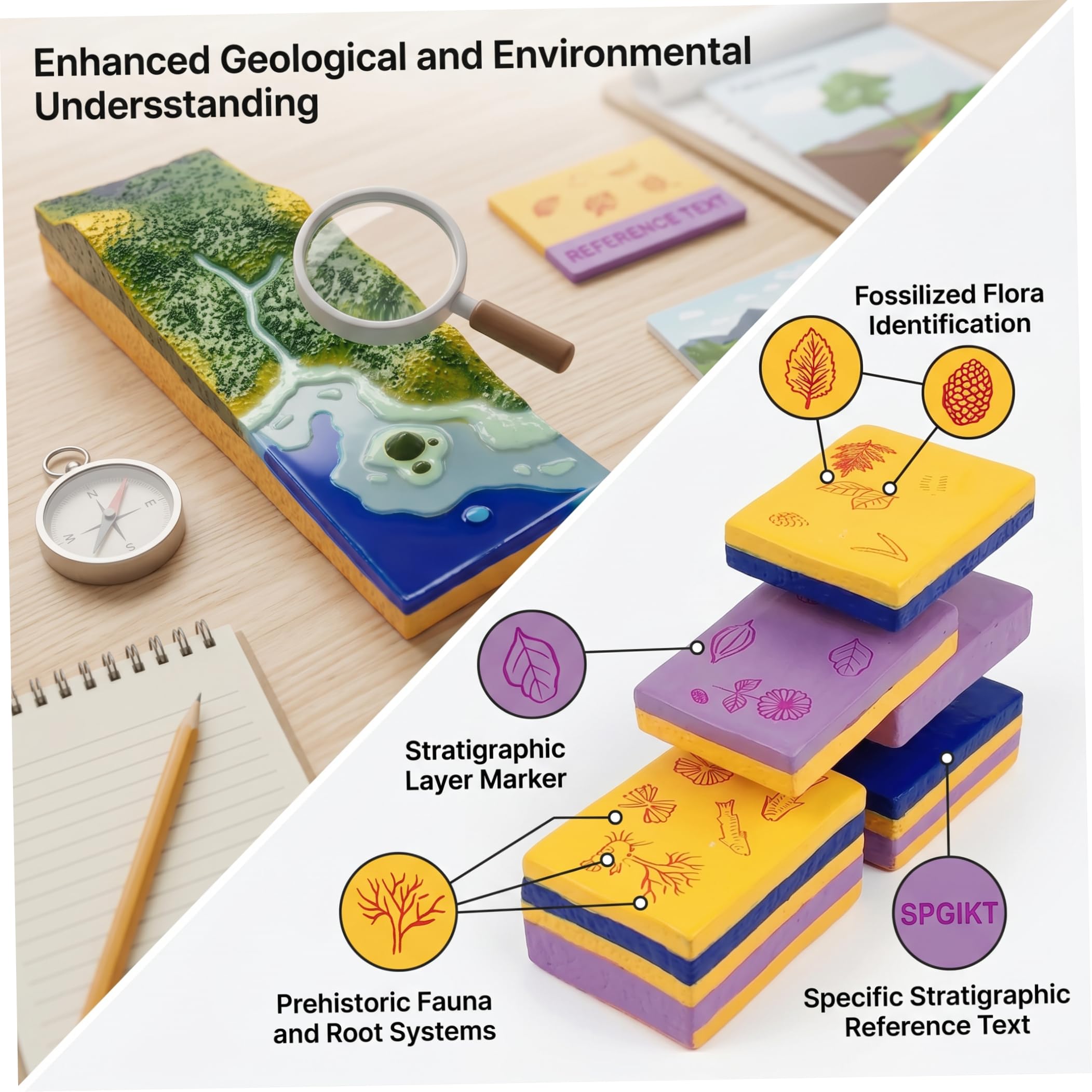3D-Modell tektonischer Platten, Modell der Plattentektonik, wissenschaftliche Modelle der Geologie, Topographie und Landform, Modelle Plattenstruktur und Oberflächenmorphologie für die Anzeige im