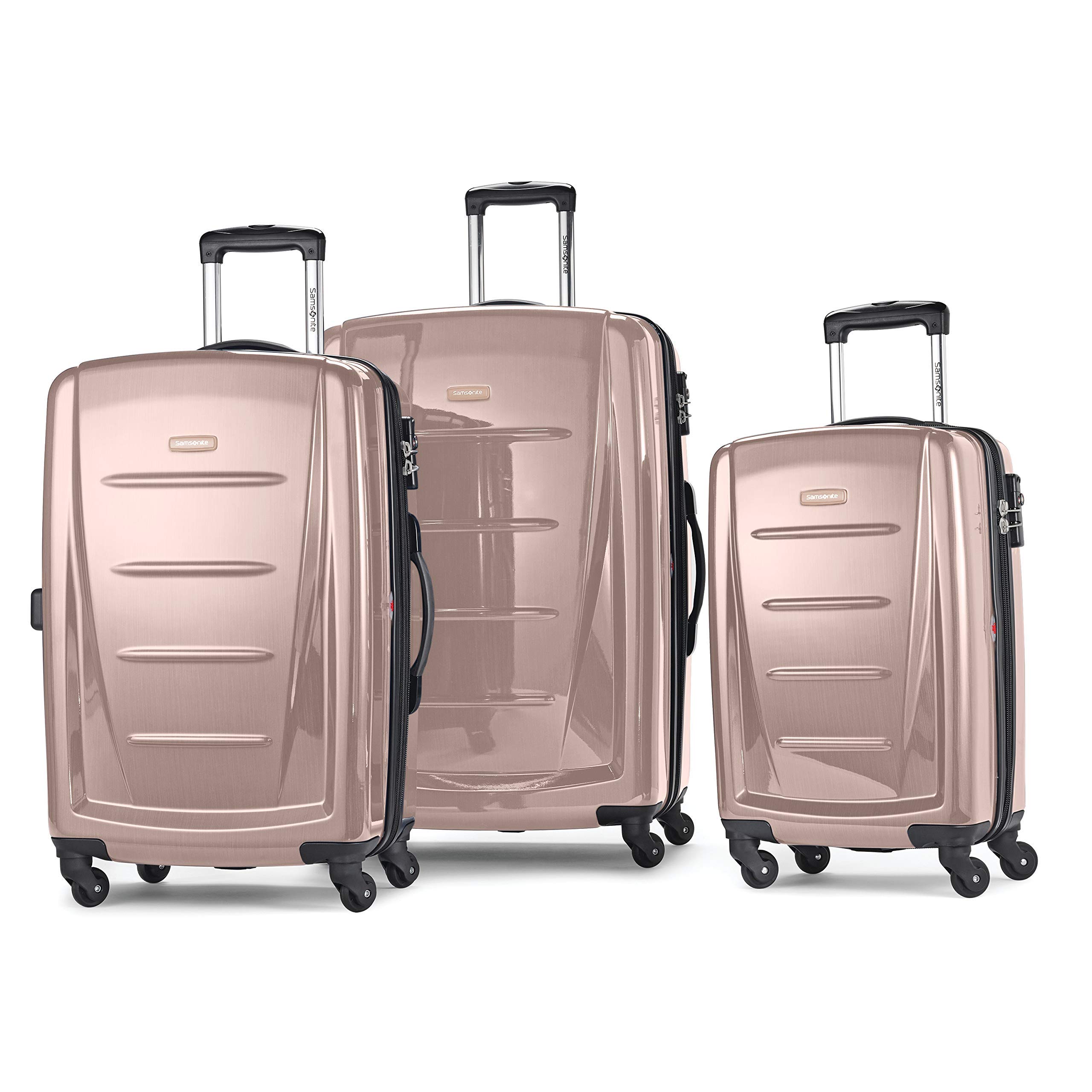 Samsonite Winfield 2 Hardside Expandable Luggage with Spinner Wheels, Artic Pink, 3-Piece Set (20/24/28)