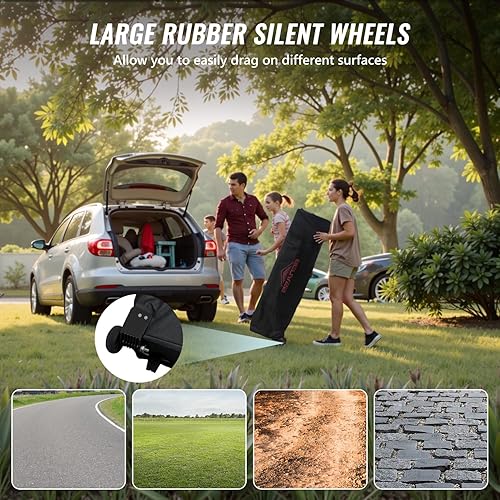 Miniatura 6 de Tienda de campaña para exteriores de 10 x 20 pies para fiestas, toldo desplegable resistente con paredes laterales extraíbles, color gris