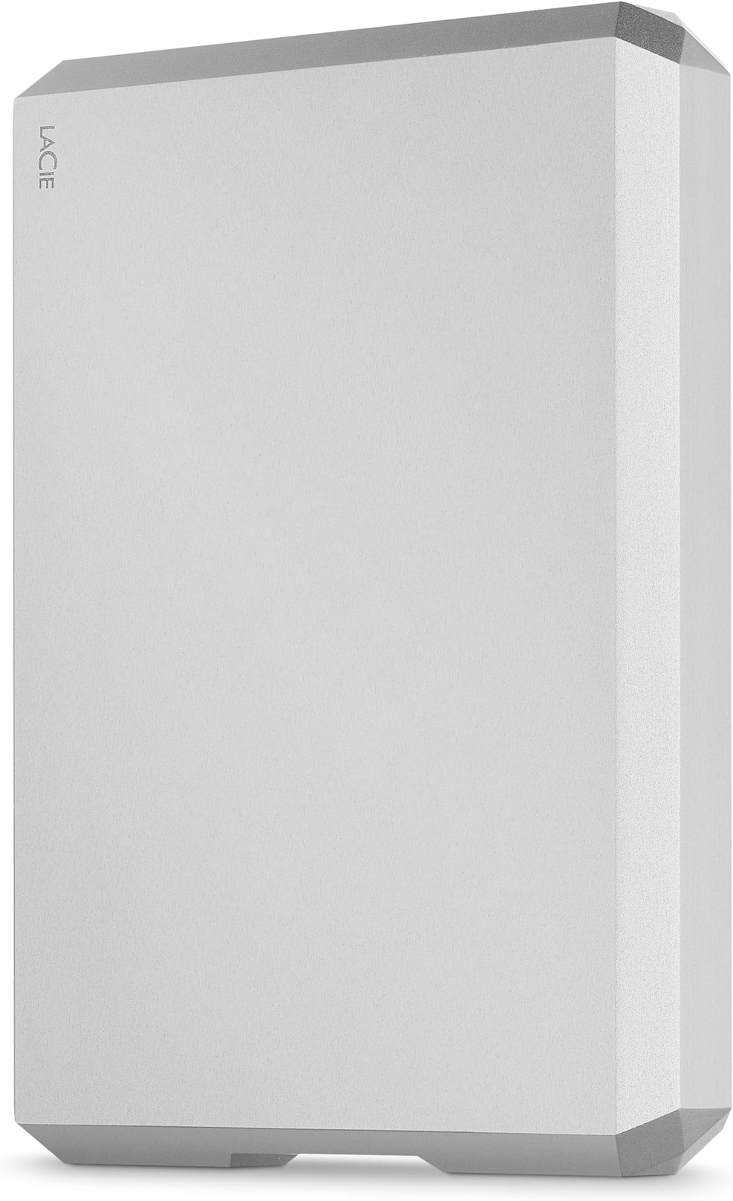 LaCieMobile 4TB Portable External Hard Drive, USB-C, USB 3.0, For Mac and PC Desktop (STHG4000400) 2.5, 4000 GB - Silver