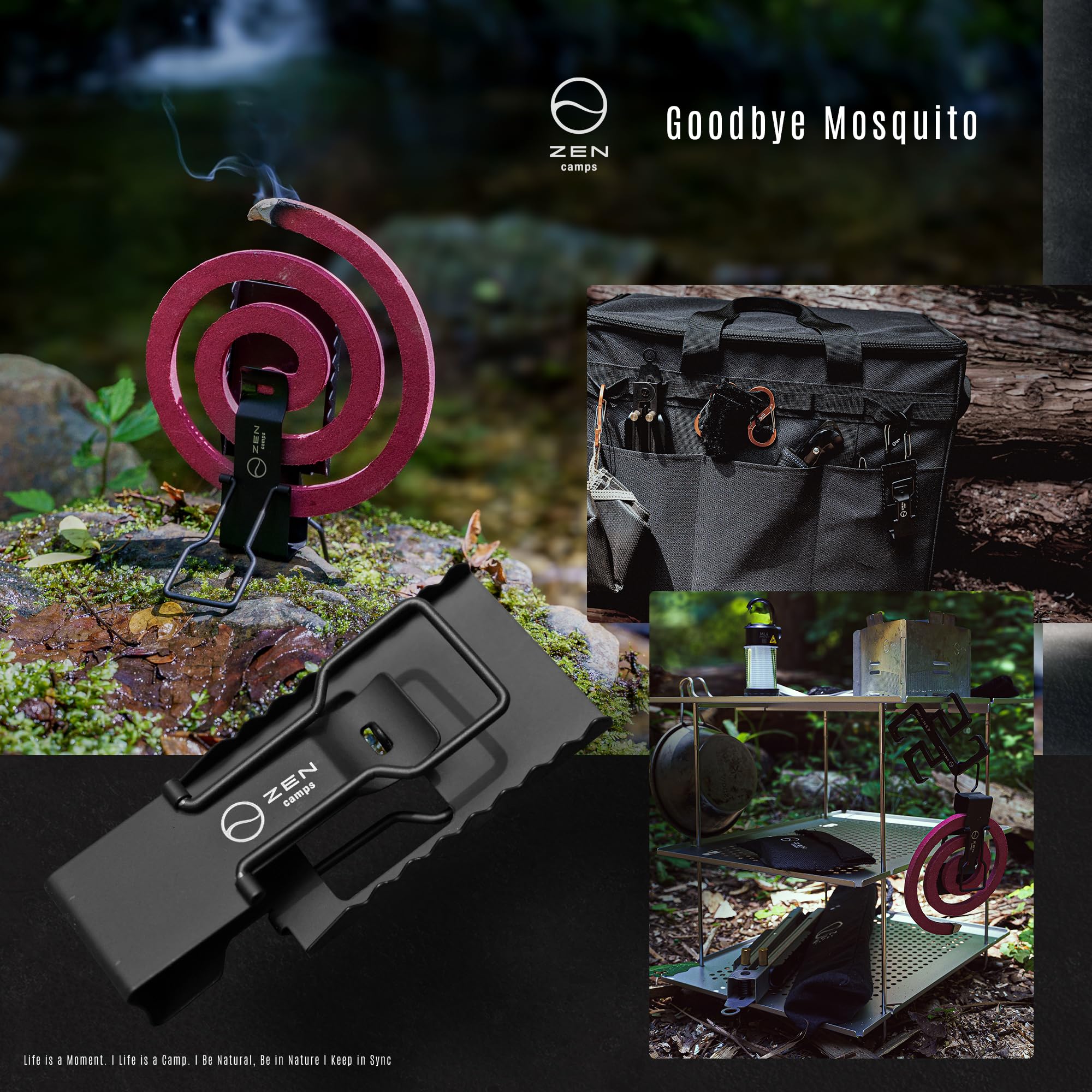 Amazon | ZEN Camps 蚊取り線香ホルダー ミニ 吊り下げ 携帯 キャンプ