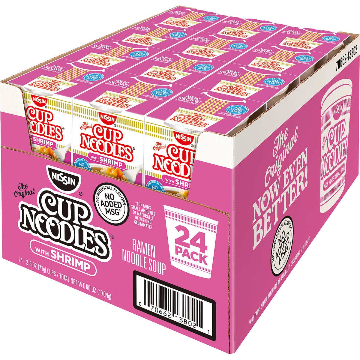 Nissin the Original Cup Noodles with Shrimp Twenty-four 2.5 Ounce Ramen Cups