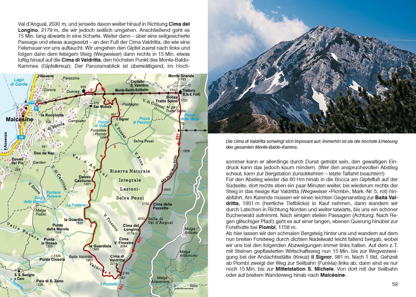 Gardaseeberge: Die schönsten Tal- und Höhenwanderungen. 57 Touren. Mit GPS-Tracks