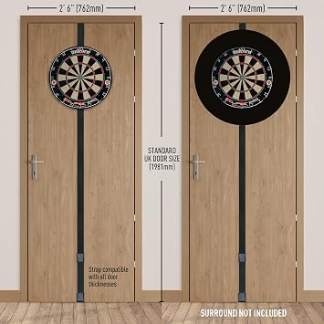 Unicorn On Tour Portable Dartboard System Including Eclipse Pro Dartboard