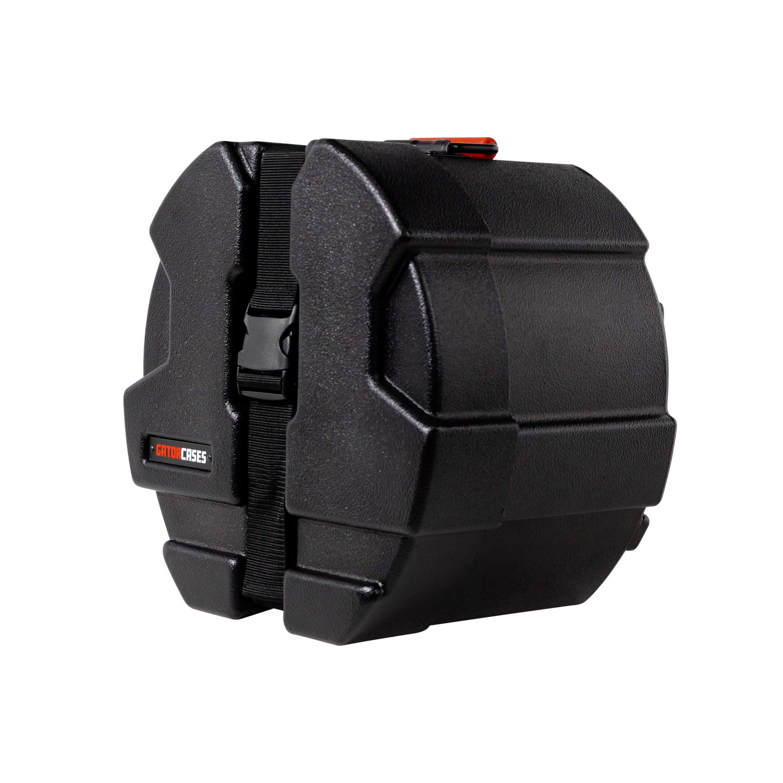 GATOR CASES – Custodia Rigida per Tom 10x8, Struttura Roto-Molded, Interno in Micro-Velluto, Design Impilabile, Chiusura con Cinghie Regolabili (GPC-1008)