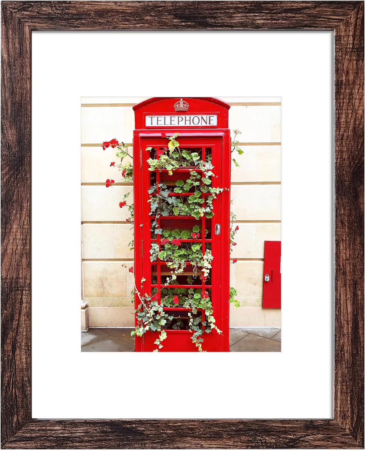 SESEAT 16x20 Picture Frame Brown, Display Pictures 11x14 with Mat or 16x20 without Mat, Photo Frames Wall Gallery, 1 Pack Brown 16x20