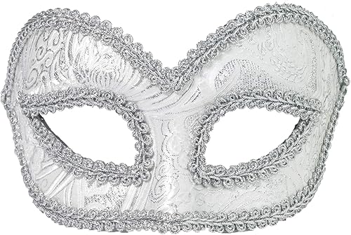 Máscara veneciana, plateado