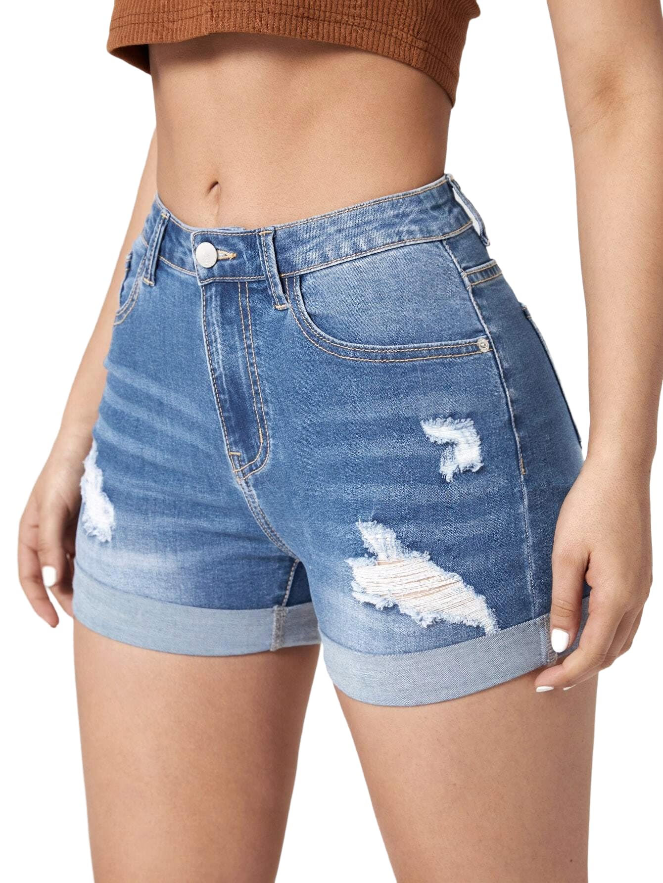 london hills Denim Short for Woman | Short Pant for Women Jeans | Women Shorts Denim-picture-14