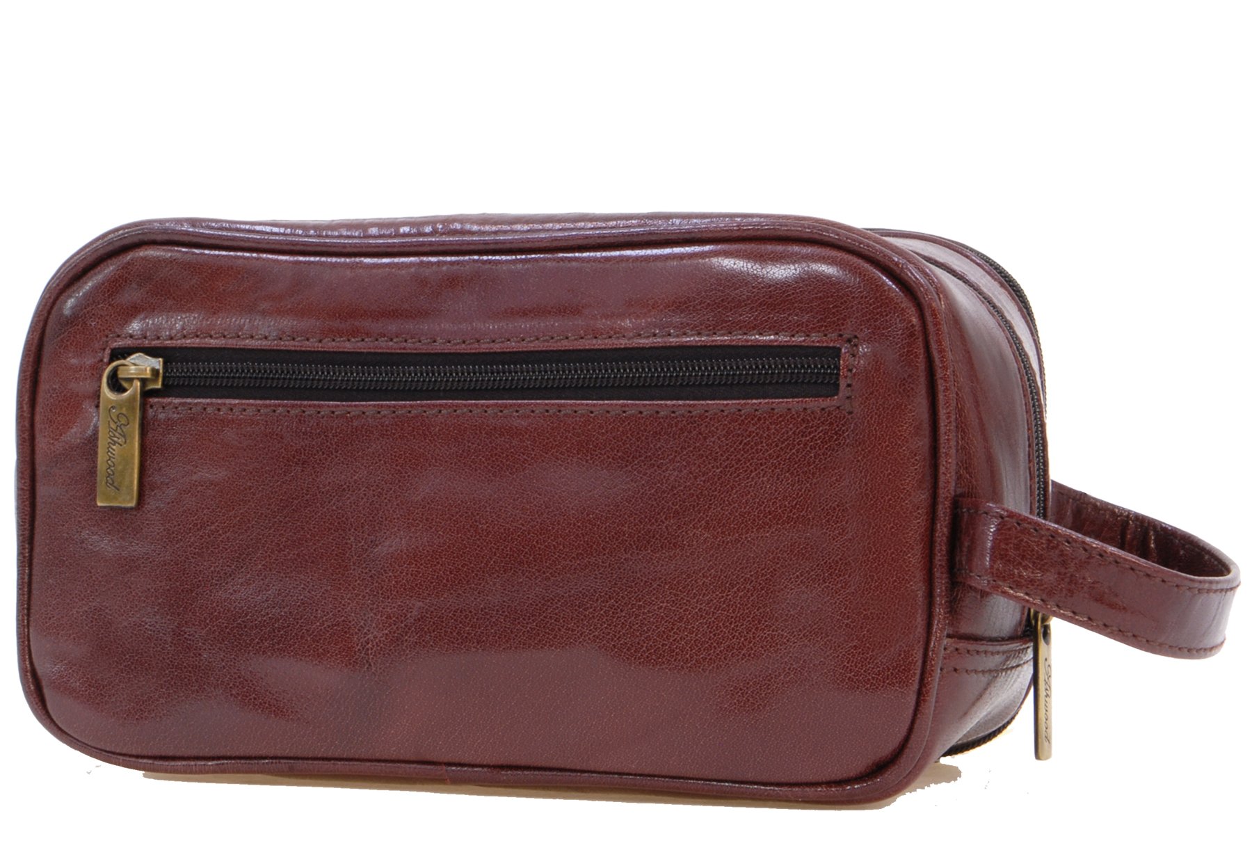 ASHWOOD - Leder - Wäschetasche/Rasierentasche Chelsea - Cognac Braun
