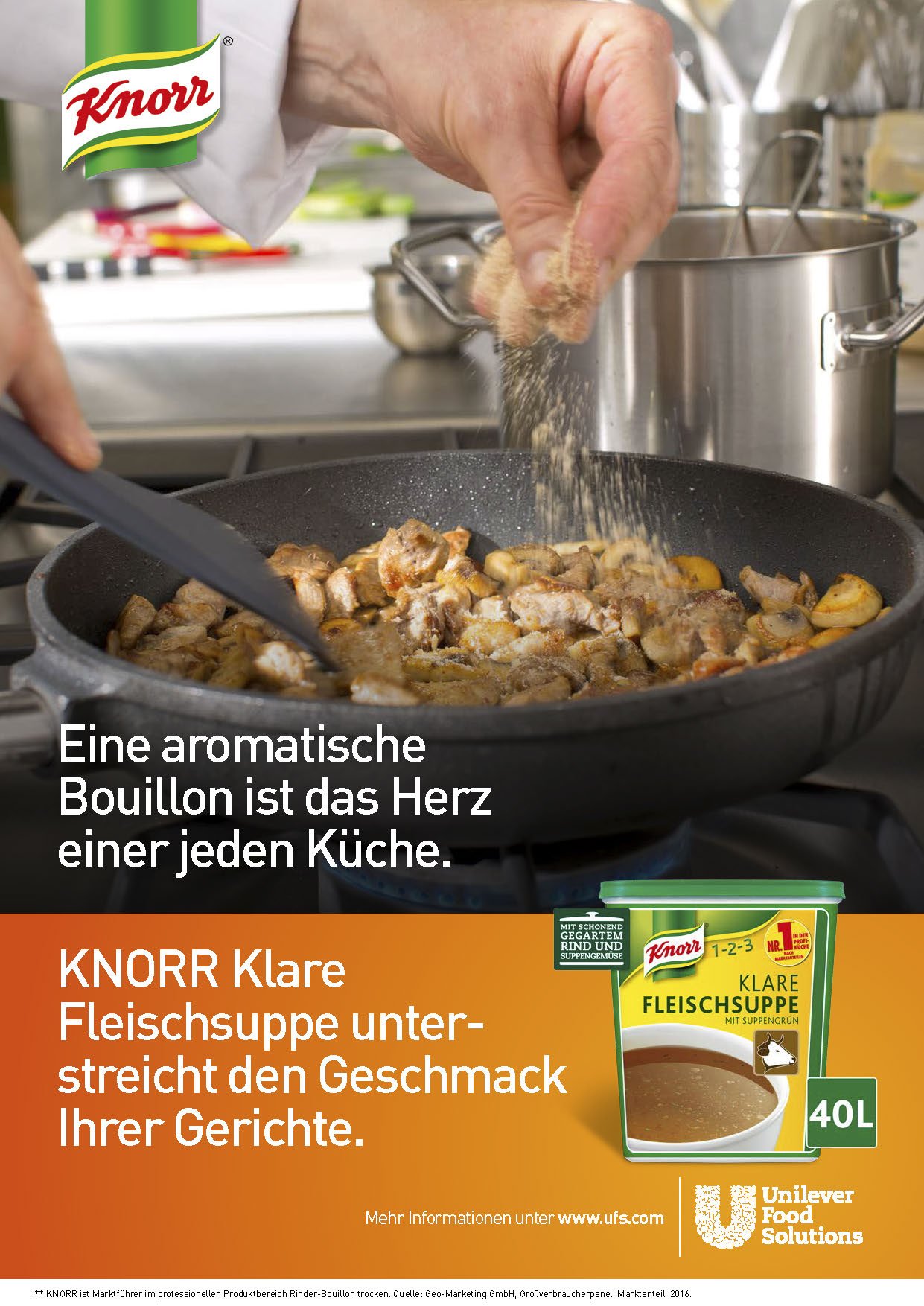 Knorr klare Rindsuppe mit Suppengrün (Rinderbrühe nach bewährter Rezeptur) 1er Pack (1 x 0,88 kg)