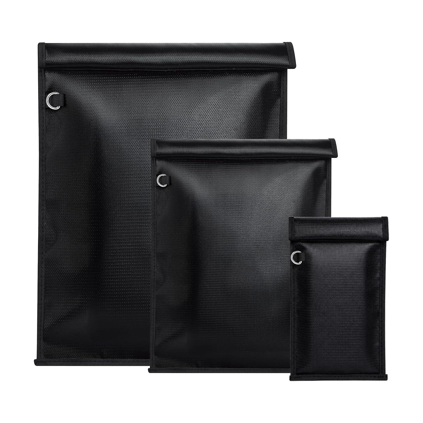 UIN Large Faraday Bag, 3 Pack Faraday Cages for Laptops & Tablets & Phones & Car Keys, Fireproof & Waterproof RFID Faraday Pouch Key Fob Signal Blocker Anti-Theft, RFID Signal Blocker Bag for Key Fob