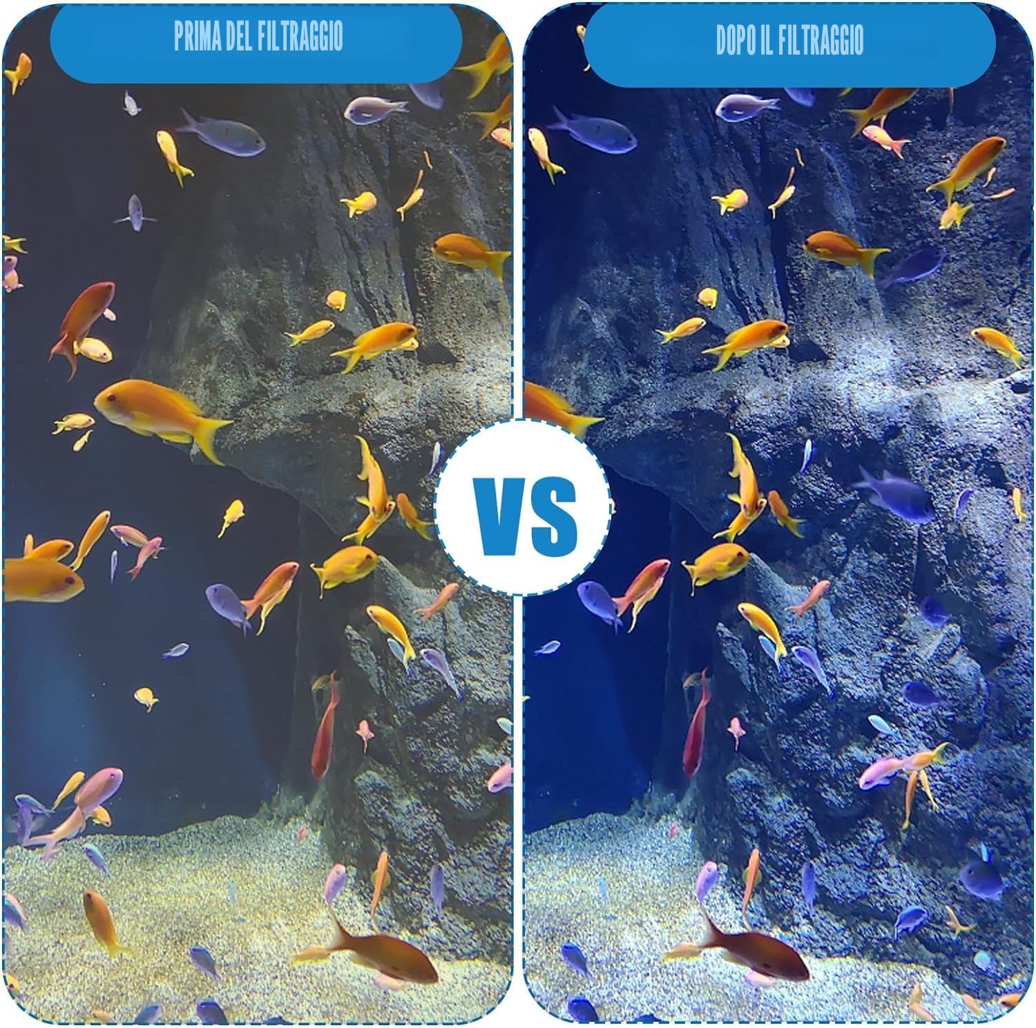 Spugna filtrante per acquario, 2 m di tampone filtrante per acquario, tampone filtrante biochimico ispessito,Schiuma filtrante per acquario di bacino