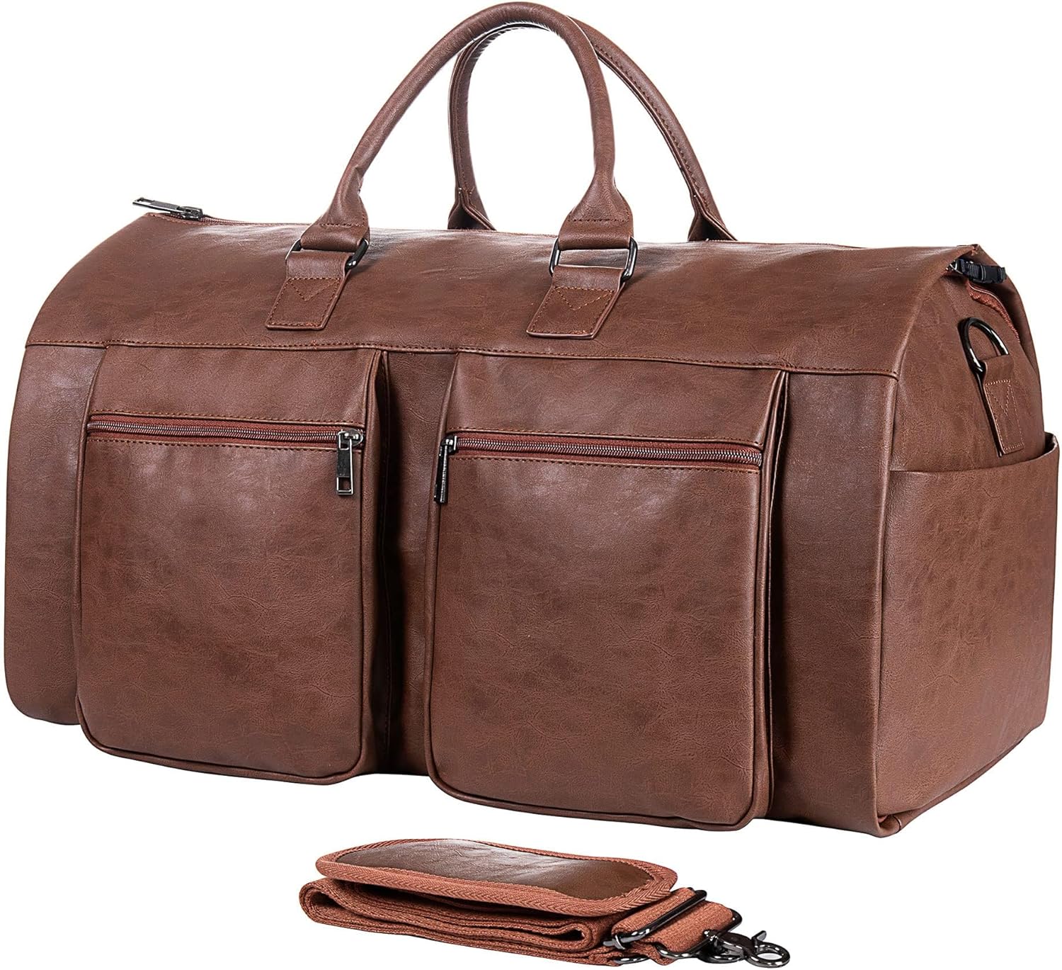 seyfocnia Convertible Travel Garment Bag,Carry on Garment Duffel Bag for Men Women – 2 in 1 Hanging Suitcase Suit Business Travel Bag