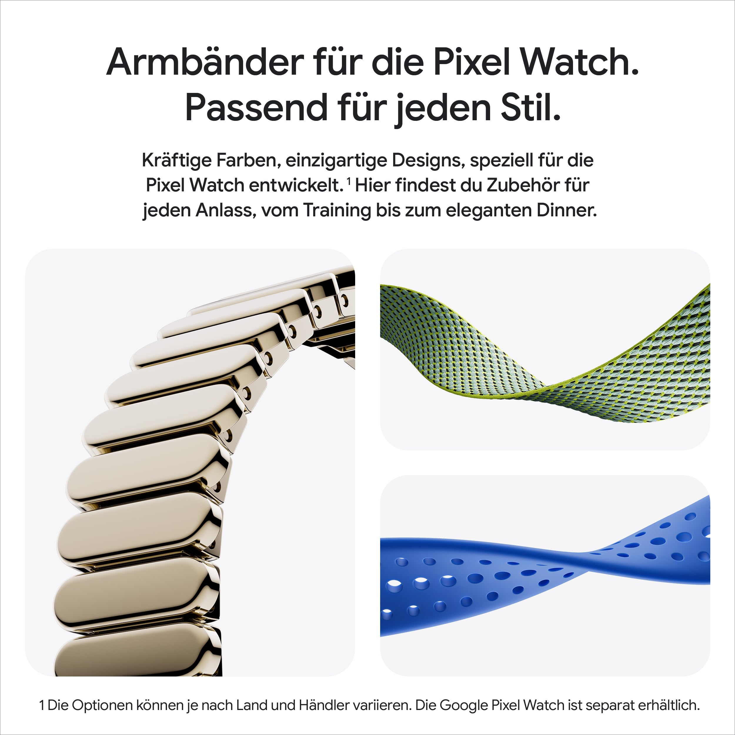 Google Pixel Watch 4 (45 mm) Android-Smartwatch Aluminiumgehäuse Satin Moonstone Sportarmband Moonstone WLAN