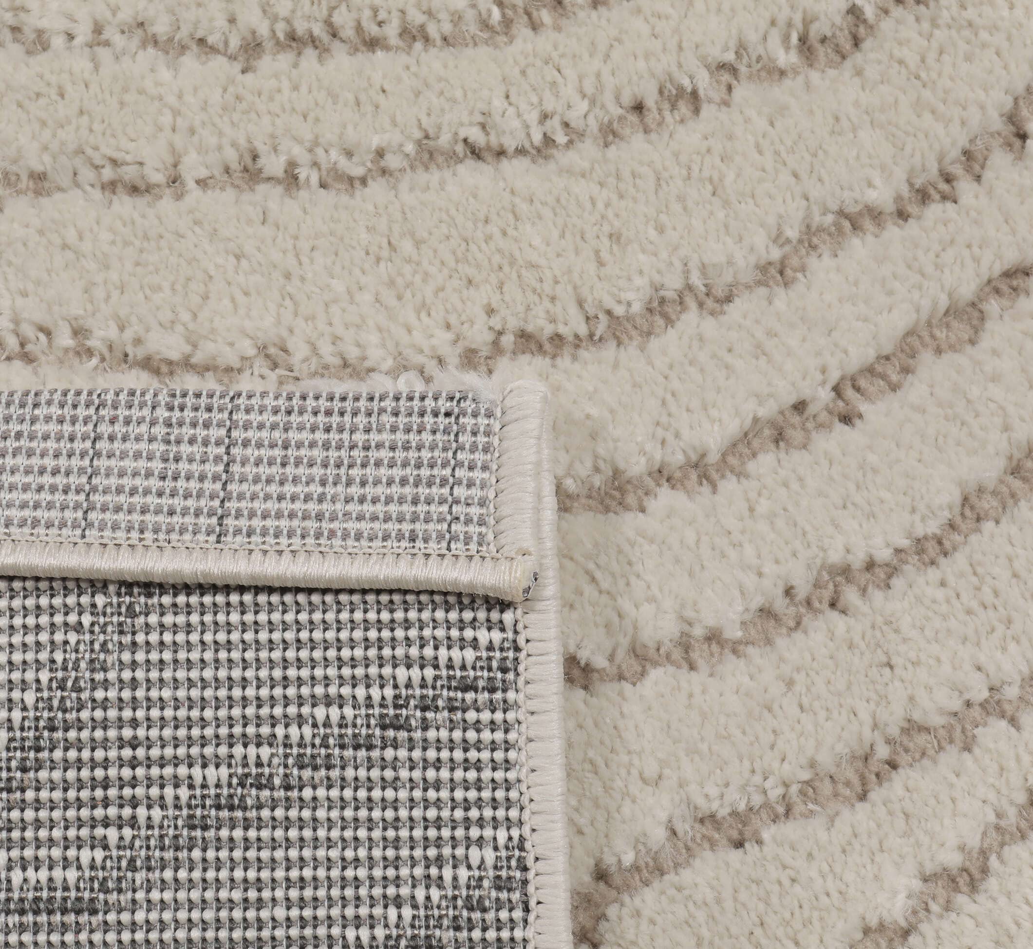RugVista Chaima Teppich, 160 x 230 cm, Cremeweiß/Beige