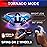 Force1 Tornado Blue LED Remote Control Car for Kids- Double Sided Driving Fast RC Cars 360 Flips, Outdoor 4WD Off Road Stunt RC Car, All Terrain Tires, RC Crawler Rechargeable Battery, 2.4GHz Remote