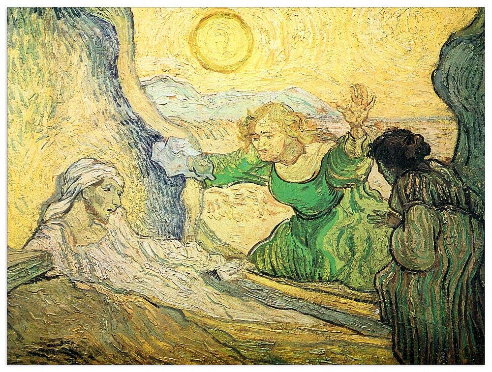 Panneaux décoratifs Van Gogh ArtPlaza en bois MDF multicolore 80x60 cm pour une finition premium