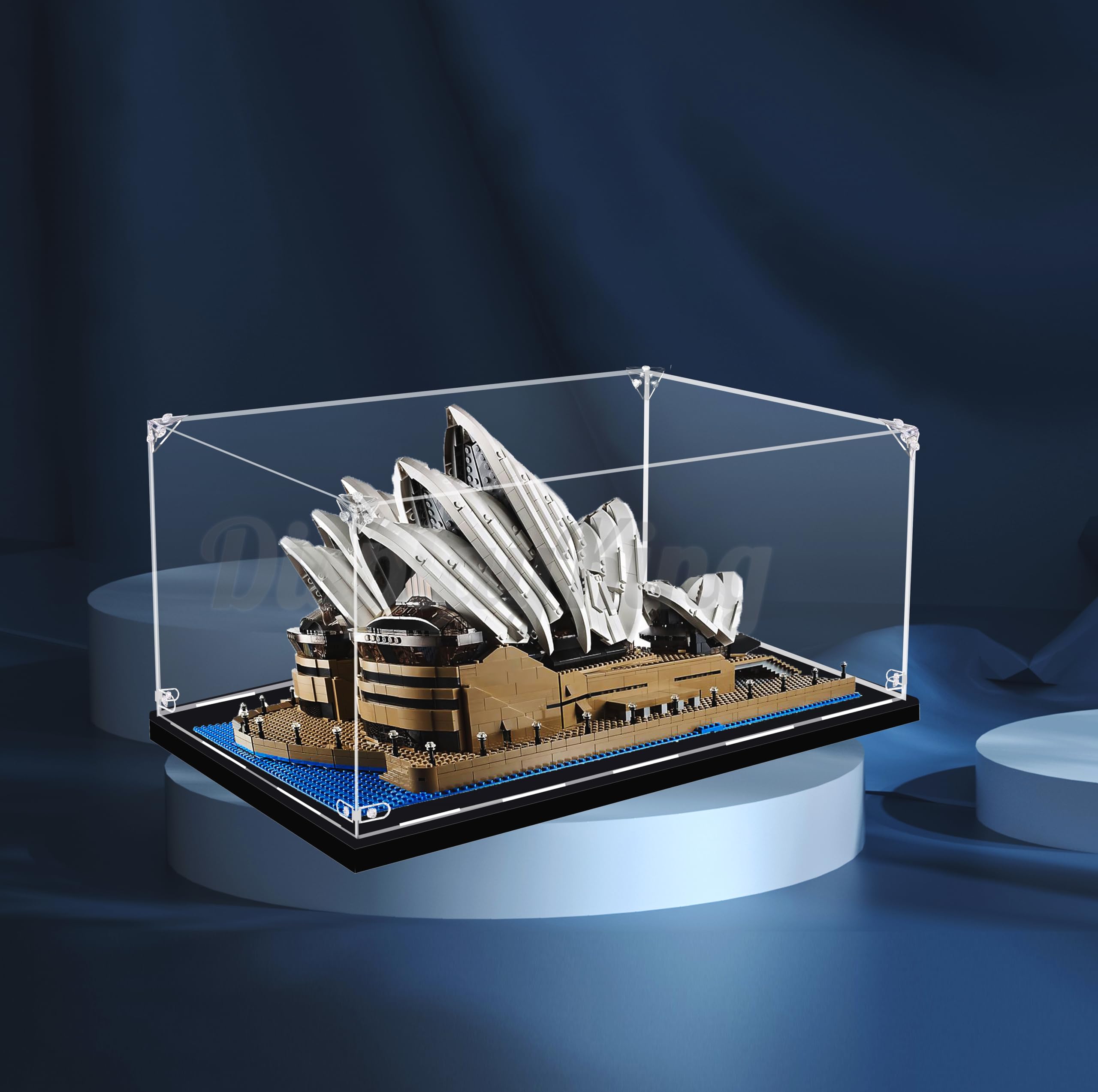 Acrylic Display case with Screw for Lego Sydney Opera House 10234(Lego Set is not Included) (No Background)(US Stock)